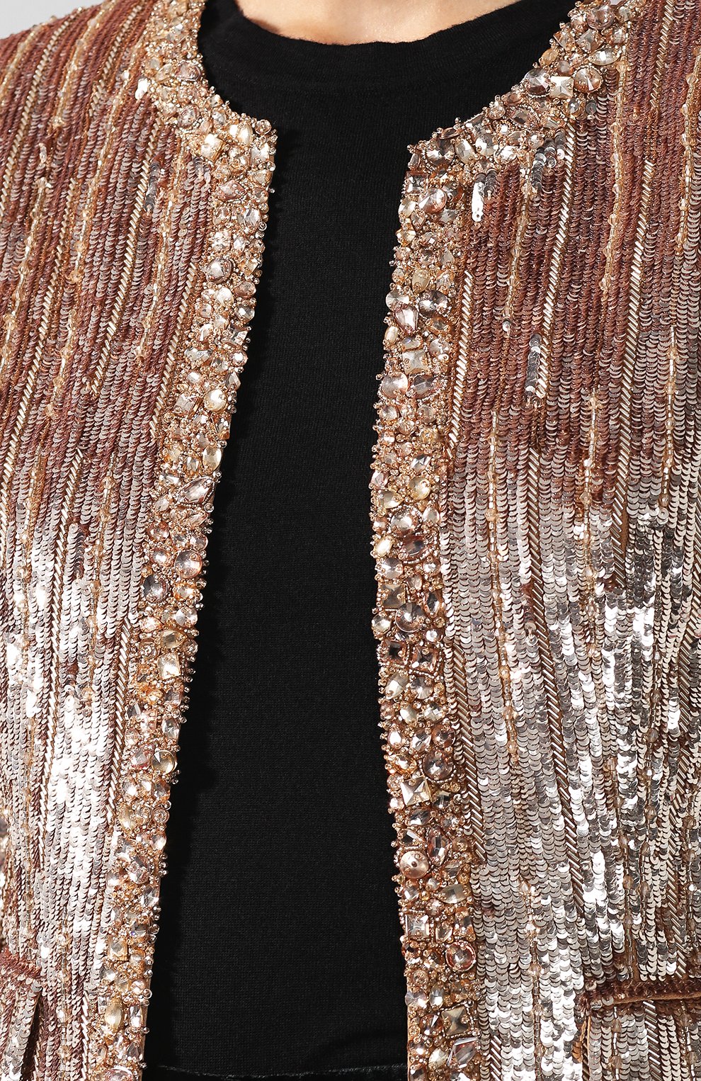 Жакет прямого кроя с пайетками ZUHAIR MURAD, арт. JKF19013/FWTU001, фото 5