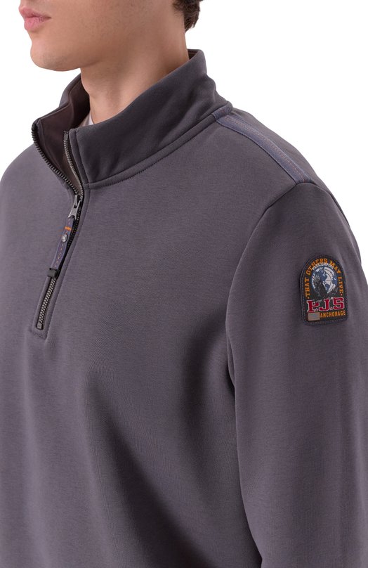 Хлопковый анорак Parajumpers 25WMPMFLEY20 Серый  25WMPMFLEY20 Фото 5