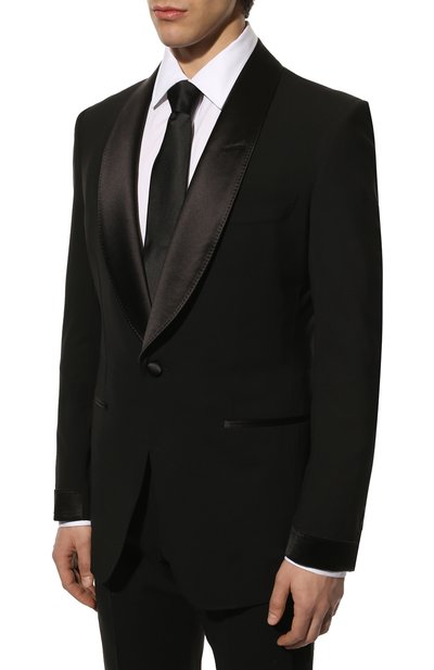 Шерстяной смокинг TOM FORD черного цвета по цене 457000 руб., арт. 338R00/21M544, фото 2 Шерстяной смокинг TOM FORD, арт. 338R00/21M544, фото 2