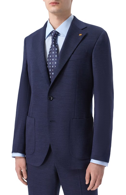 Однобортный костюм Sartoria Latorre JEF74/0E/JJ214 Синий  JEF74/0E/JJ214 Фото 2