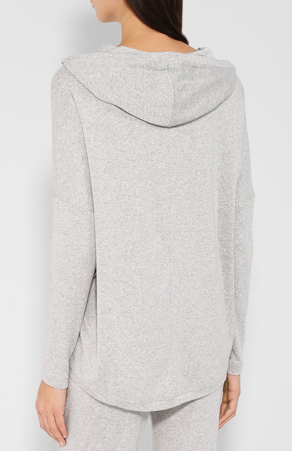 Худи из смеси хлопка и вискозы с капюшоном CALVIN KLEIN, арт. QS6120E, фото 4