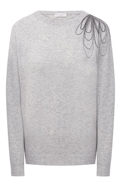 Женский кашемировый пуловер BRUNELLO CUCINELLI, арт. M12176200
