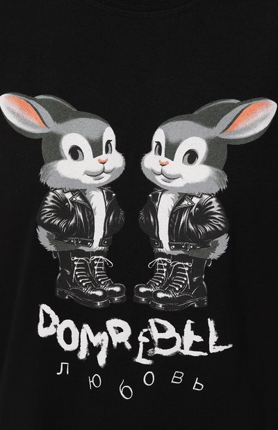 Хлопковая футболка DOMREBEL, арт. MISSCHIEF/T-SHIRT, фото 5