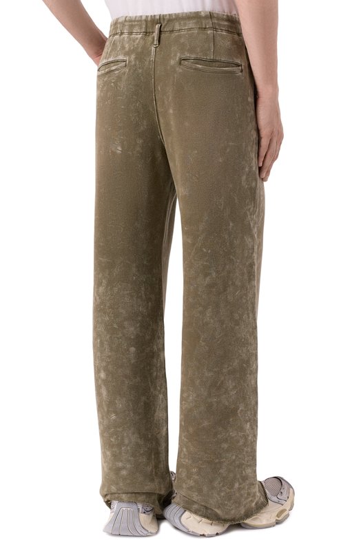 Брюки из хлопка и лиоцелла R13 R13WK326-001BT Хаки  R13WK326-001BT Фото 4