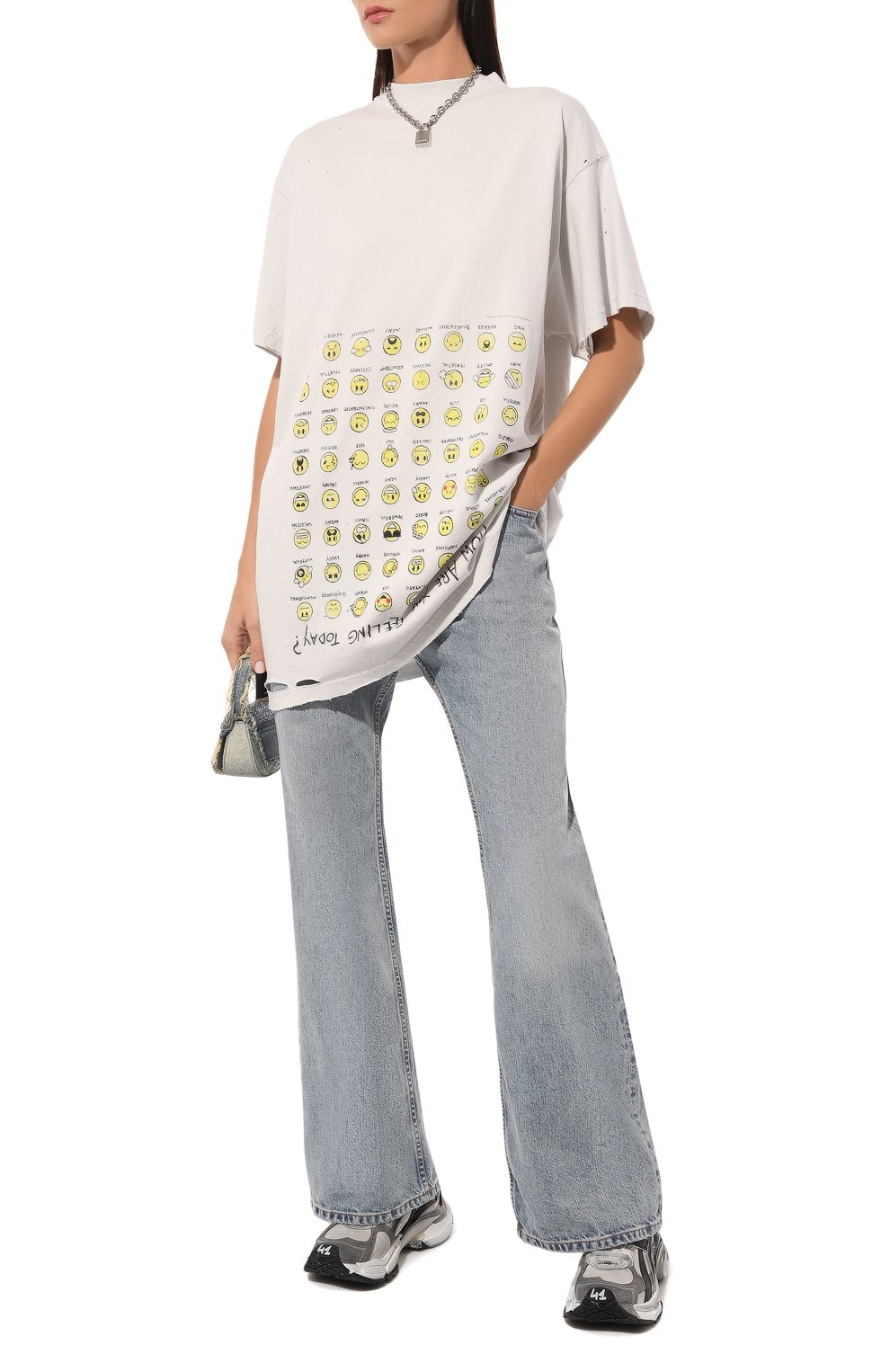 Хлопковая футболка BALENCIAGA, арт. 787349/TRVH7, фото 2