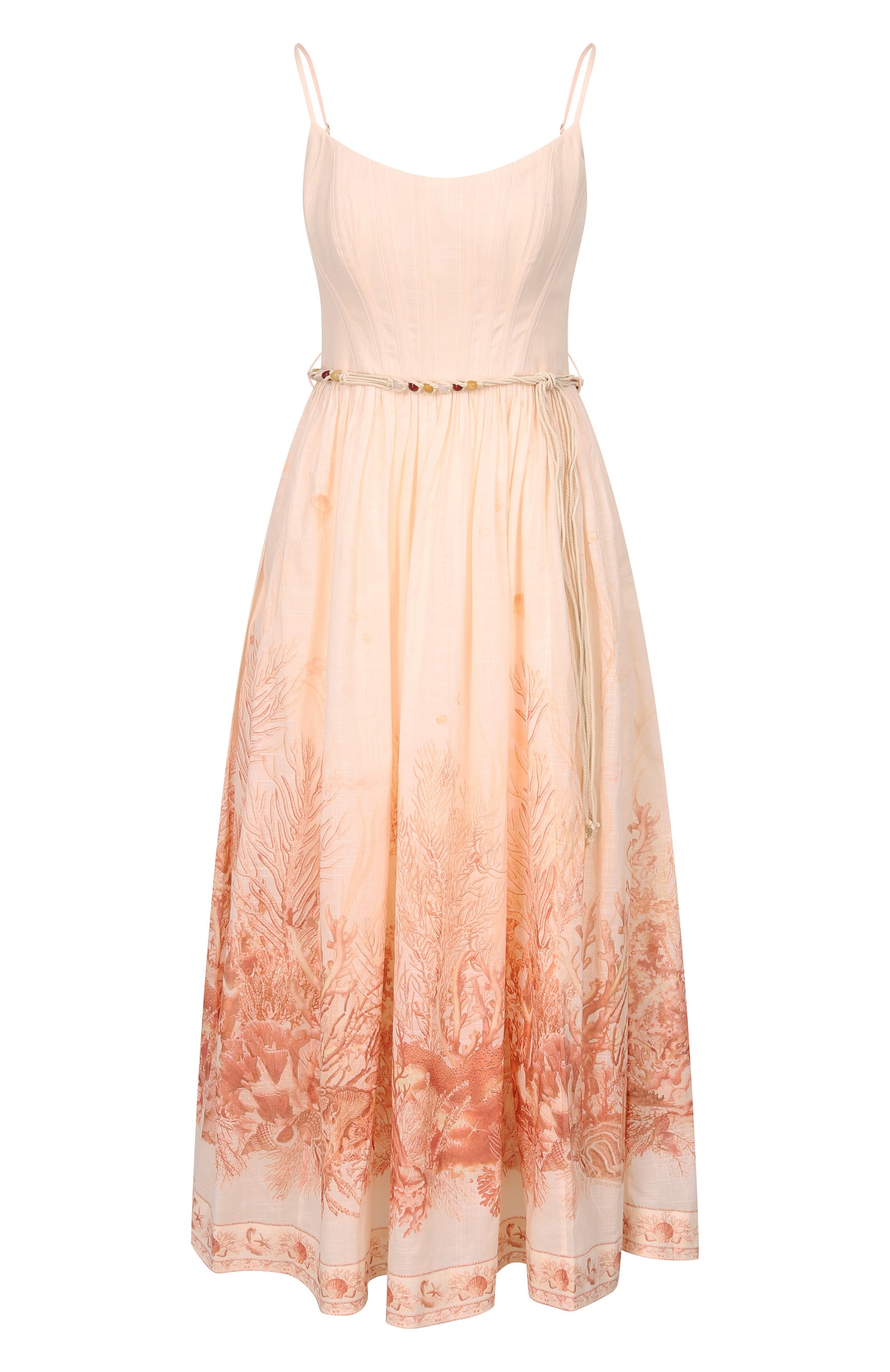 Хлопковое платье ZIMMERMANN, арт. 6881DRS262, ф�ото 1