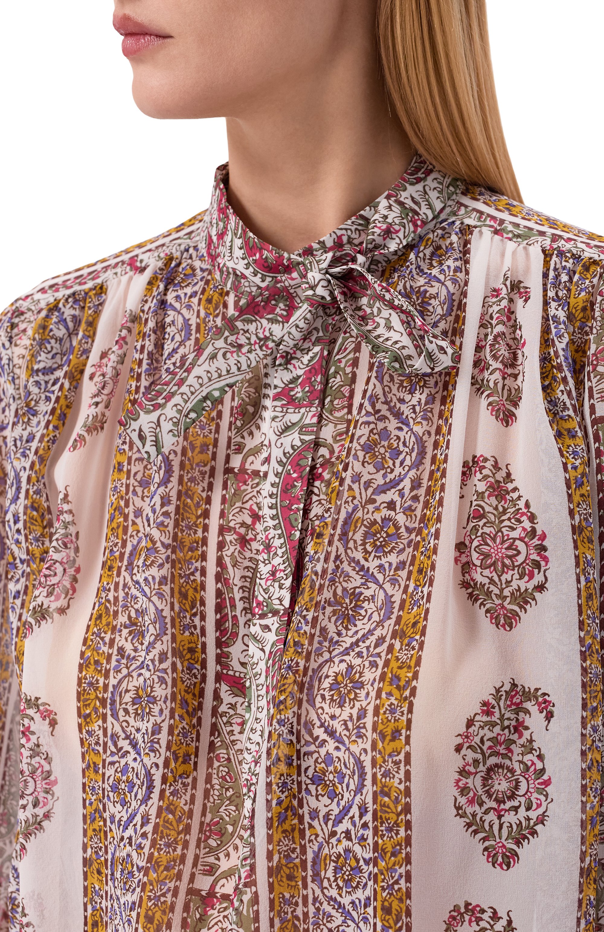 Шелковая блузка GIAMBATTISTA VALLI, арт. 26SSPVCA1166/35PRI, фото 5