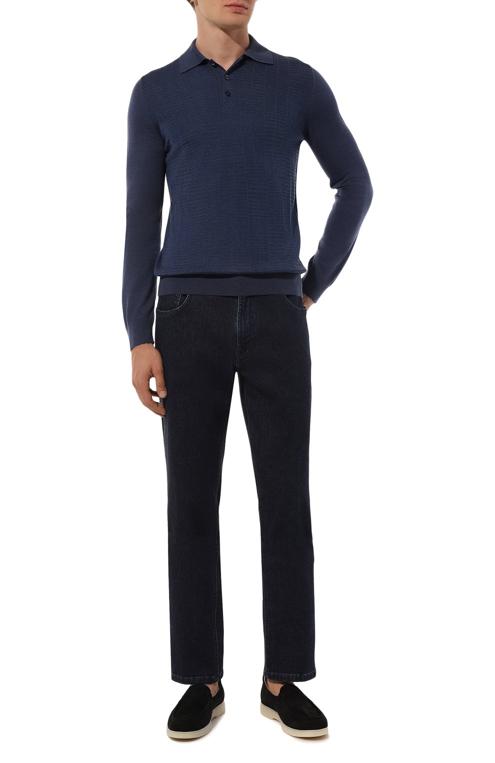 Поло из шерсти и шелка ZILLI, арт. KBP001M0230VSQA00, фото 2