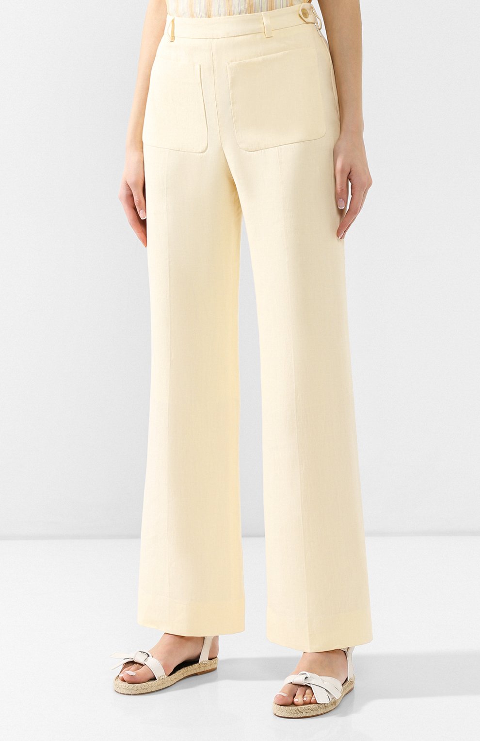 Льняные брюки ACNE STUDIOS, арт. AK0064, фото 3