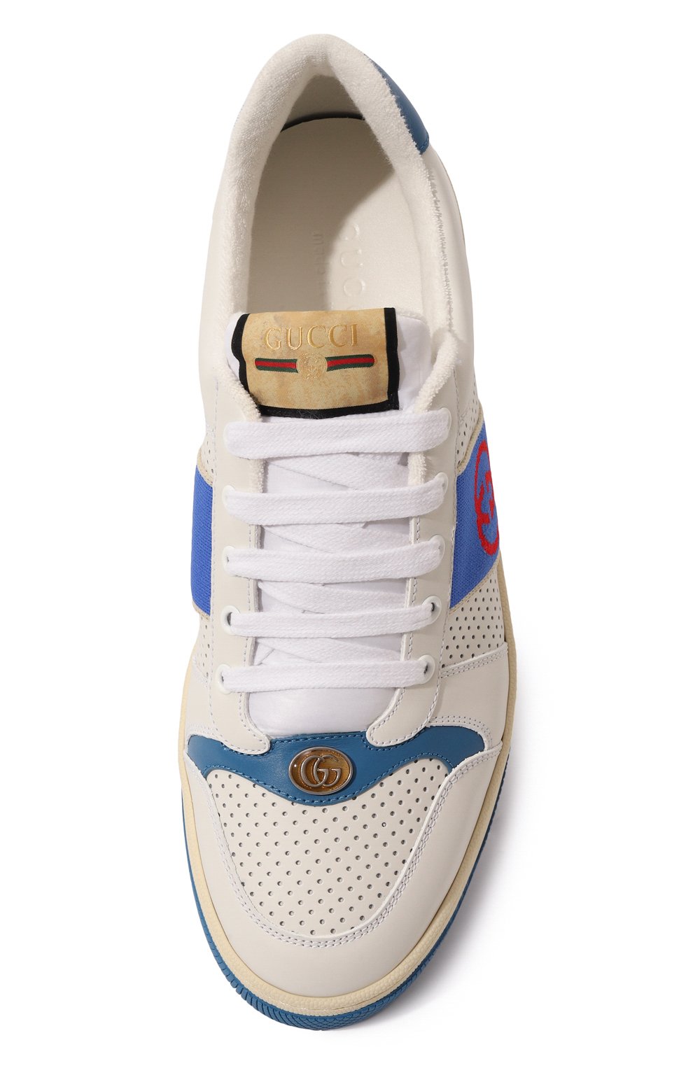 Кожаные кеды screener GUCCI, арт. 765054/AACV8, фото 6