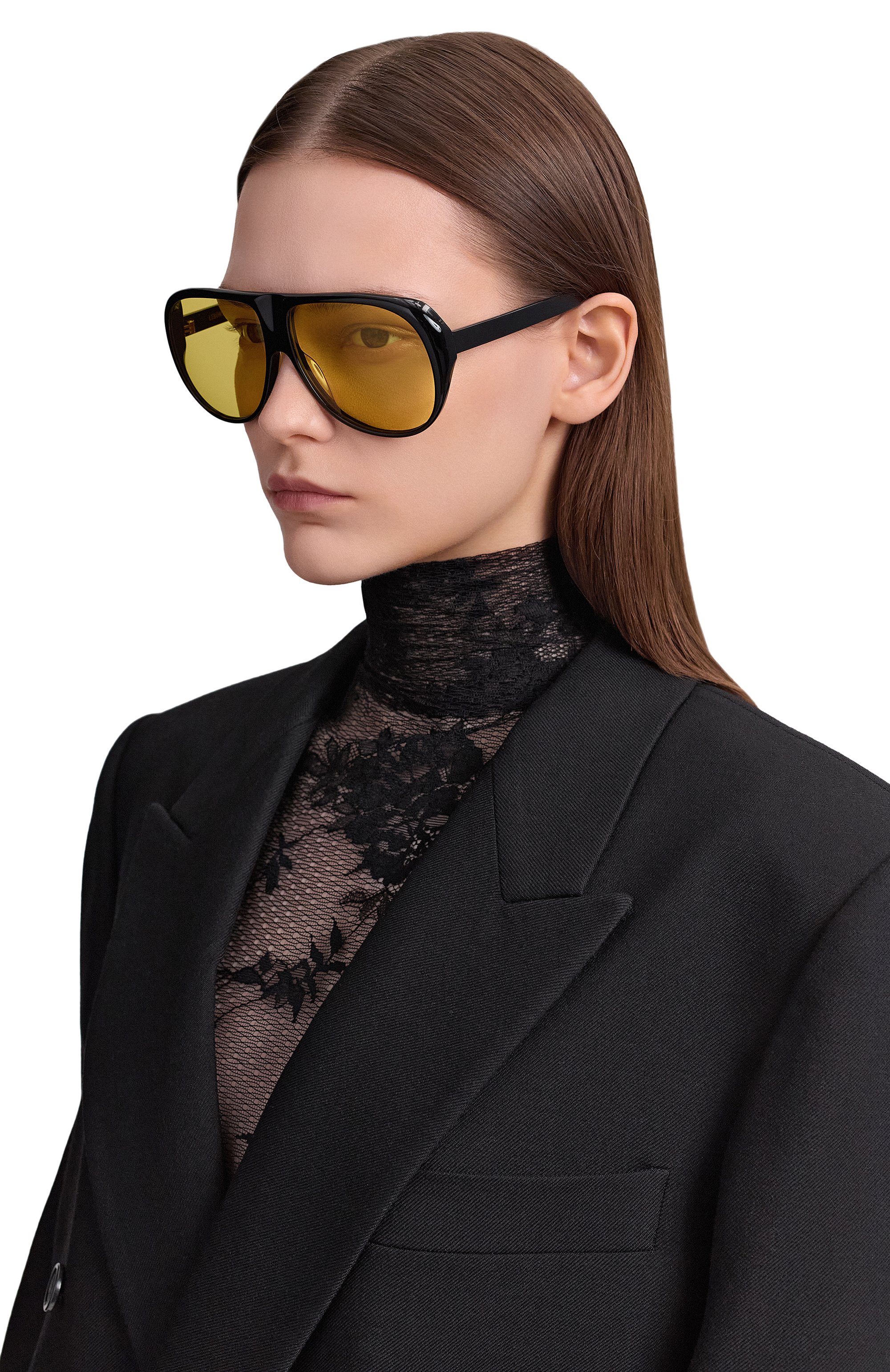 Солнцезащитные очки VINTAGE FRAMES, арт. LEB0WSKI BLACK/SH00TER YELL0W, фото 3