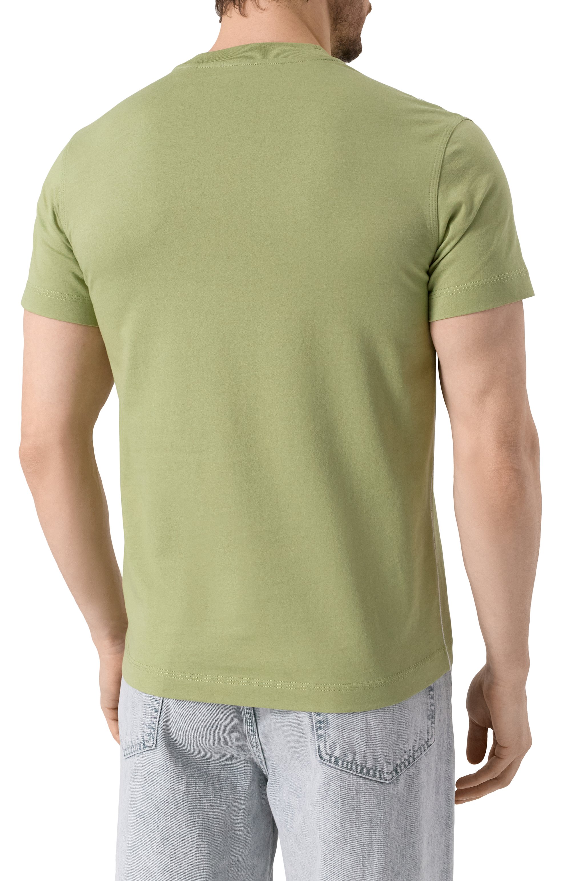 Хлопковая футболка BURBERRY, арт. 8105177, фото 4