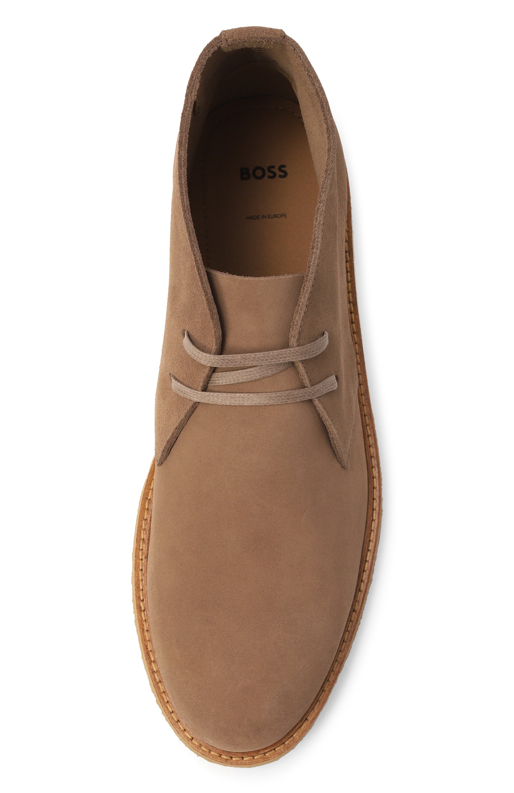 Замшевые дезерты kope BOSS светло-коричневого цвета по цене 29950 руб., арт. 50548077, фото 6 Замшевые дезерты kope BOSS, арт. 50548077, фото 6