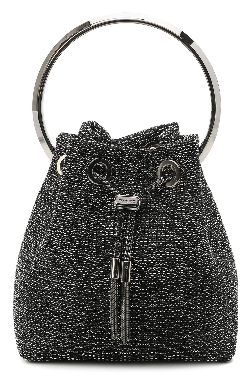Женская черная сумка bon bon JIMMY CHOO купить в интернет-магазине ЦУМ ...