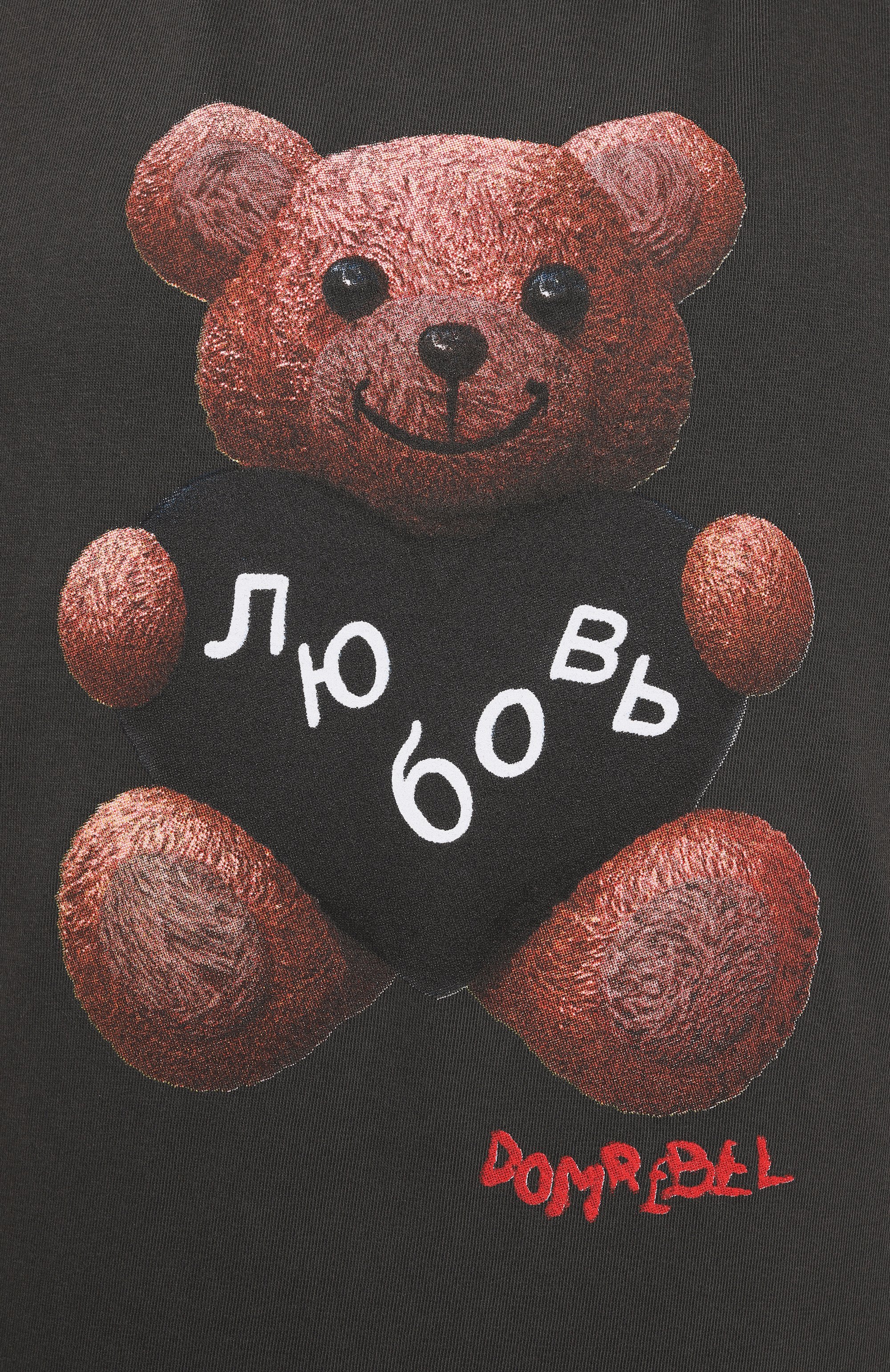 Хлопковая футболка DOMREBEL, арт. L0VEBEAR/T-SHIRT, фото 6