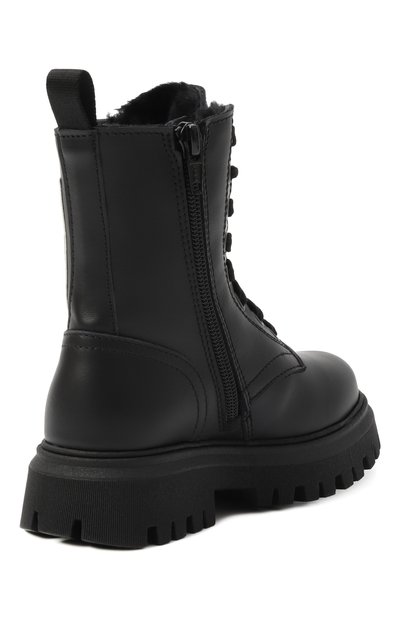 Кожаные ботинки MSGM KIDS, арт. 81142/19-27, фото 3