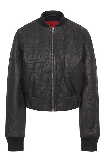 Женская кожаный бомбер HUGO, арт. 50542331