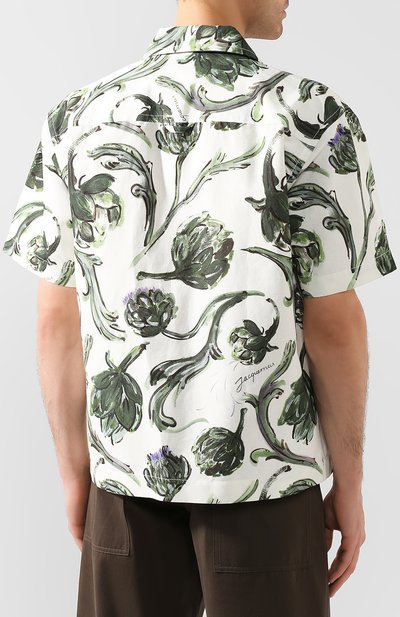 Рубашка из смеси хлопка и льна JACQUEMUS, арт. 205SH21/2653S, фото 4