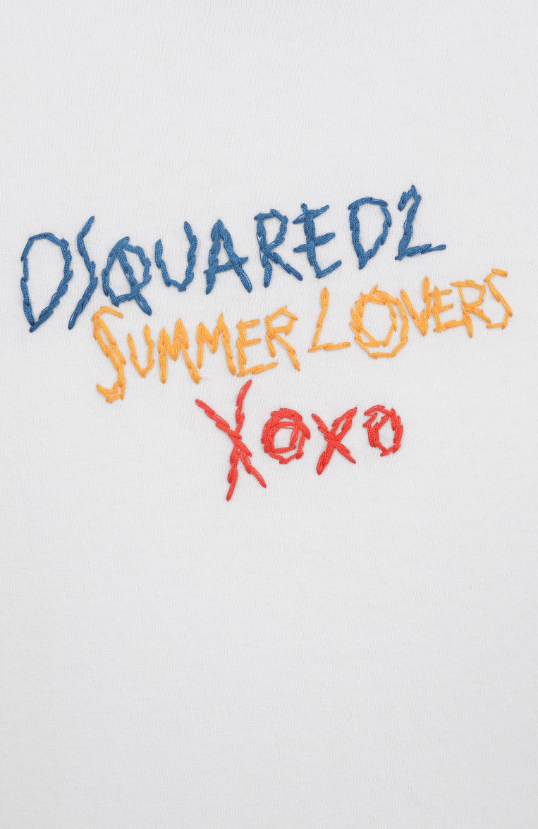 Мужская хлопковая майка DSQUARED2 белого цвета, арт. S78NL0034/S24583 | Фото 6 (Стили: Кэжуэл; Рукава: Без рукавов; Мужское Кросс-КТ: Футболка-одежда; Длина (для топов): Удлиненные; Принт: С принтом; Материал внешний: Хлопок; Автоматиза�ция состава: Проставлено; Автоматизация ТО: Проставлено; Детали: Без декора)