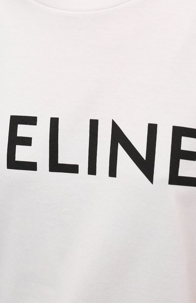 Хлопковая футболка CELINE, арт. 2X764501F, фото 5