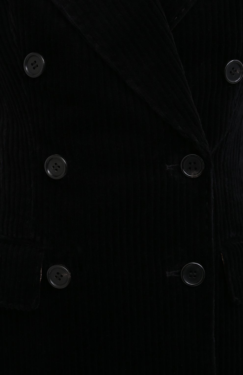 Вельветовый жакет DOLCE & GABBANA черного цвета по цене 212000 руб., арт. F29HXT/FUWCV, фото 6 Вельветовый жакет DOLCE & GABBANA, арт. F29HXT/FUWCV, фото 6