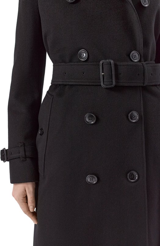 Кашемировый тренч Burberry 8111566 Чёрный  8111566 Фото 5