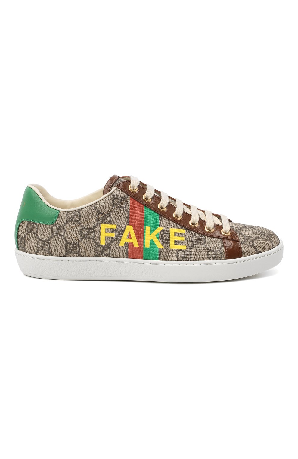 Комбинированные кеды «fake/not» GUCCI, арт. 636359/2GC10, фото 6