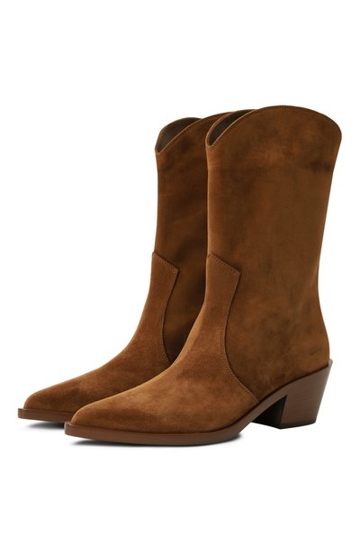 Женские замшевые казаки waylon 45 GIANVITO ROSSI, арт. G72999.45CU0.CASTEXA