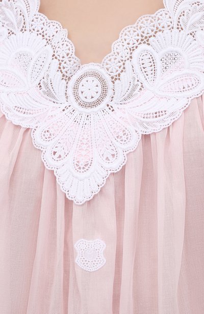 Хлопковая сорочка CELESTINE розового цвета по цене 29950 руб., арт. 30002675/AMINA-1 BD, фото 5 Хлопковая сорочка CELESTINE, арт. 30002675/AMINA-1 BD, фото 5