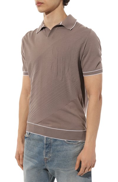 Хлопковое поло STEFANO RICCI, арт. K616295PSB/F23105, фото 3