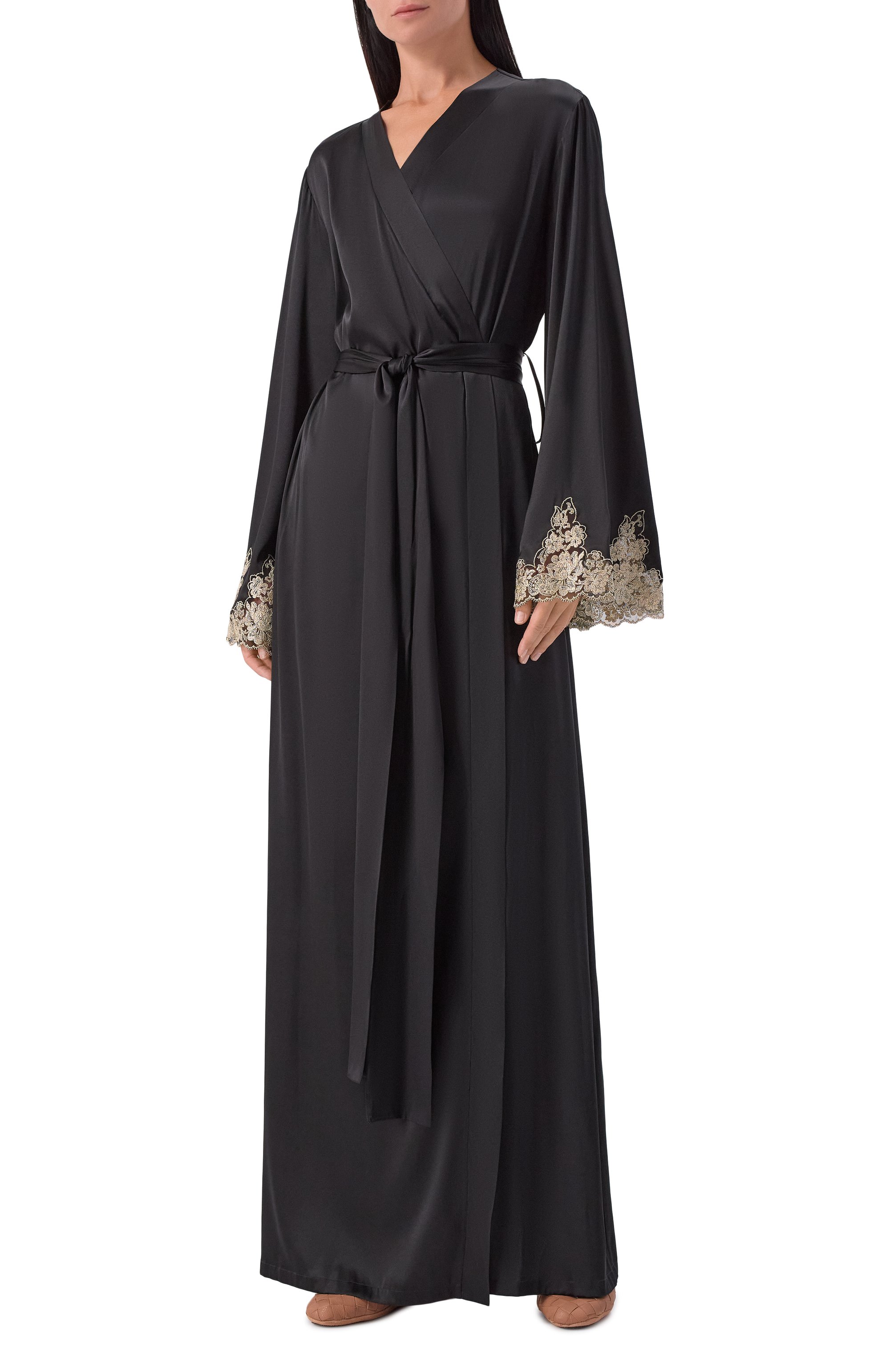 Шелковый халат I.D. SARRIERI, арт. L4676, фото 2