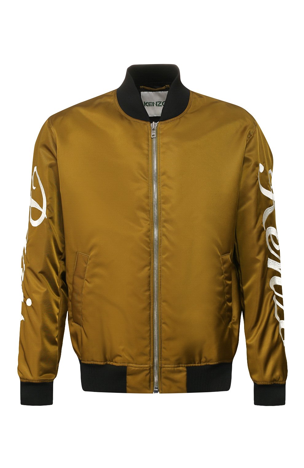 Бомбер KENZO хаки цвета по цене 48850 руб., арт. FA55BL1911NB, фото 1 Бомбер KENZO, арт. FA55BL1911NB, фото 1