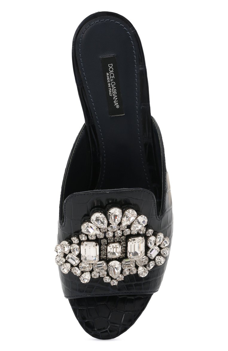 Кожаные сабо bianca DOLCE & GABBANA, арт. CZ0081/C2G15/CNIL, фото 5