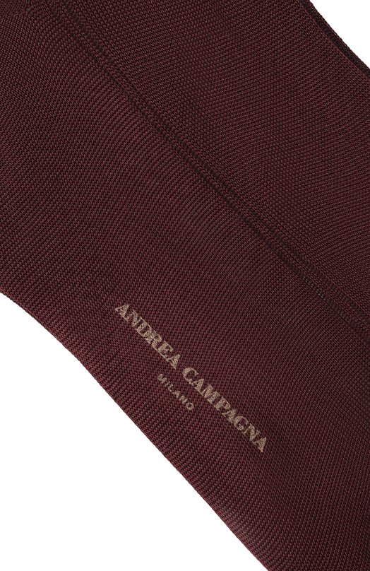 Шелковые носки Andrea Campagna MS0BRAC0004 Бордовый  MS0BRAC0004 Фото 2