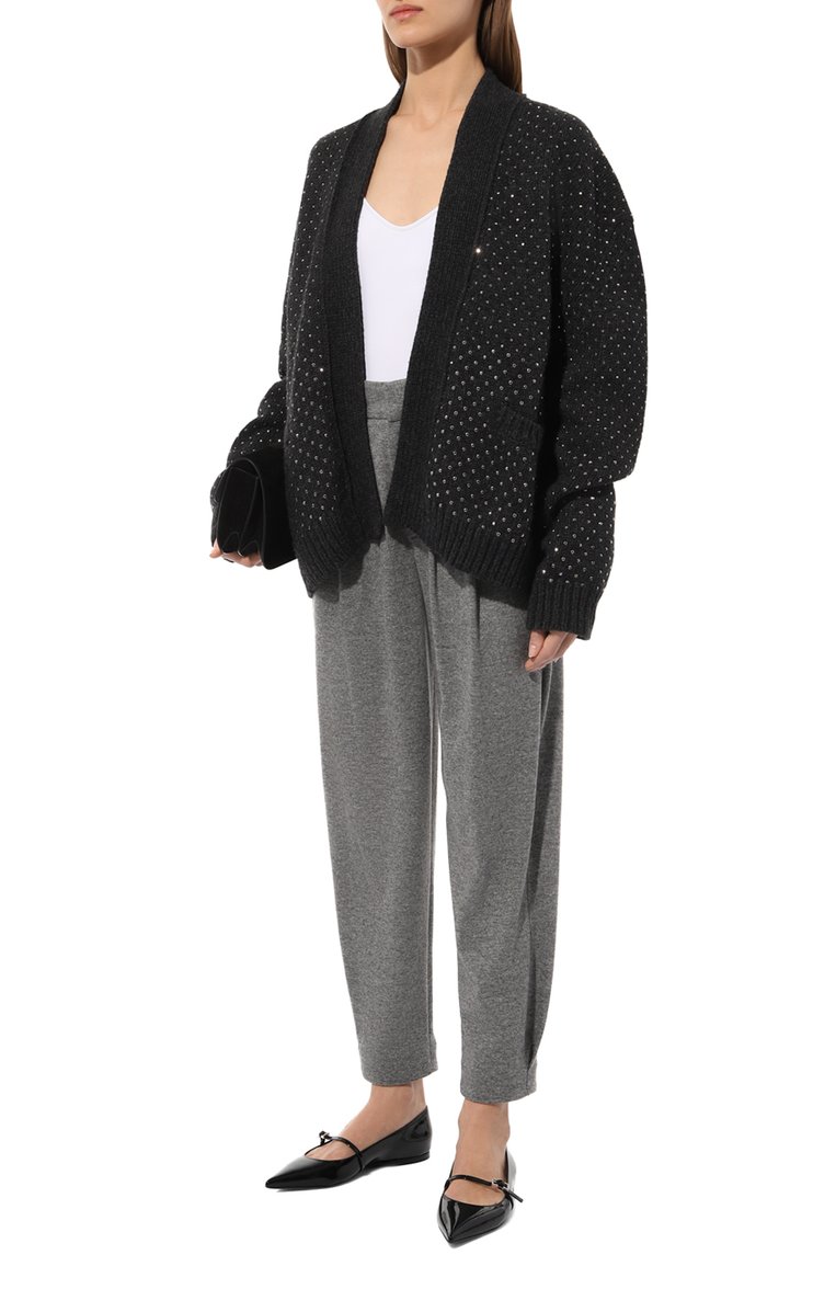 Кашемировые брюки BRUNELLO CUCINELLI, арт. ML896P7701, фото 1