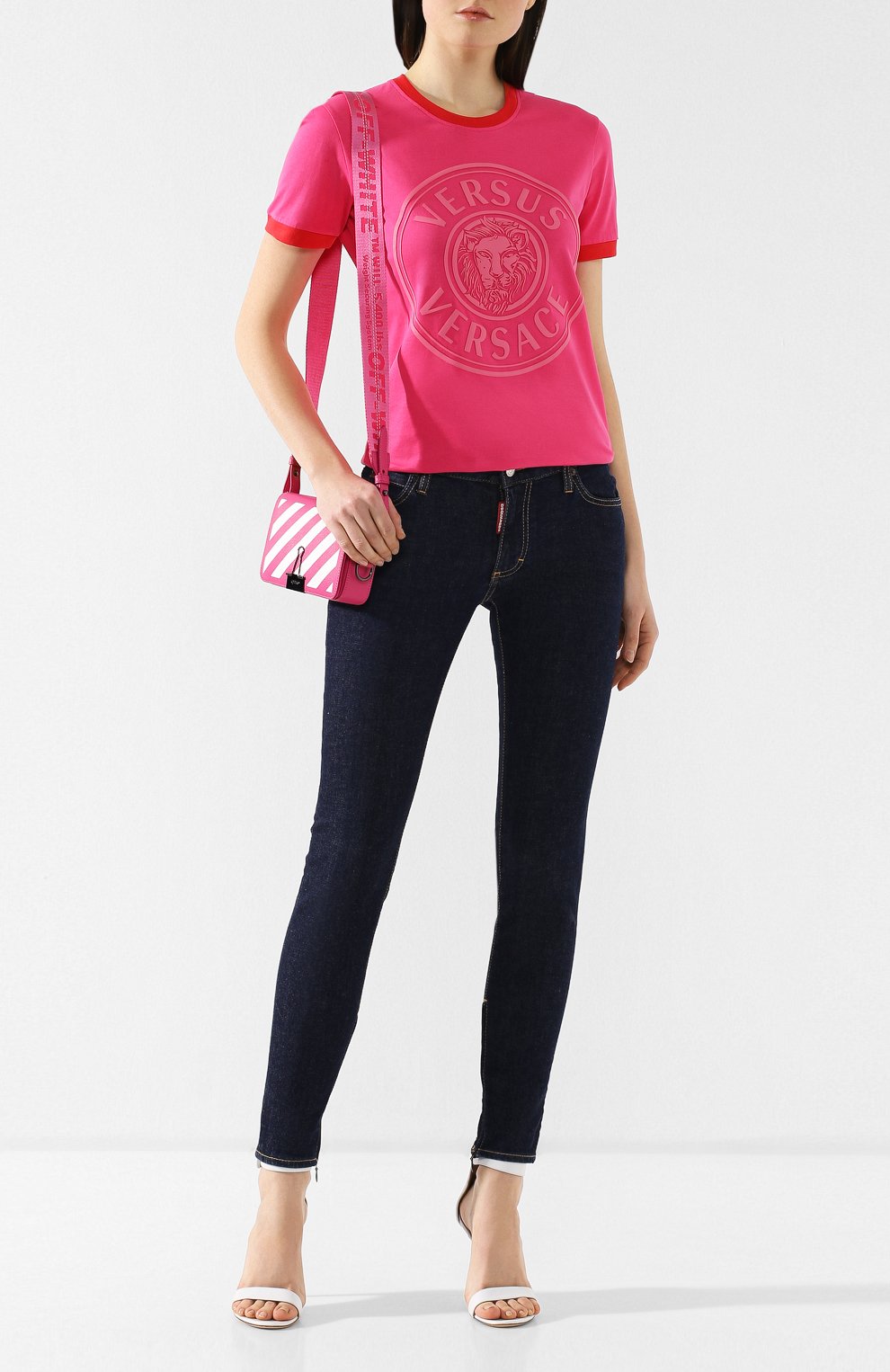 Хлопковая футболка VERSUS VERSACE, арт. BD90679/BJ10388, фото 2