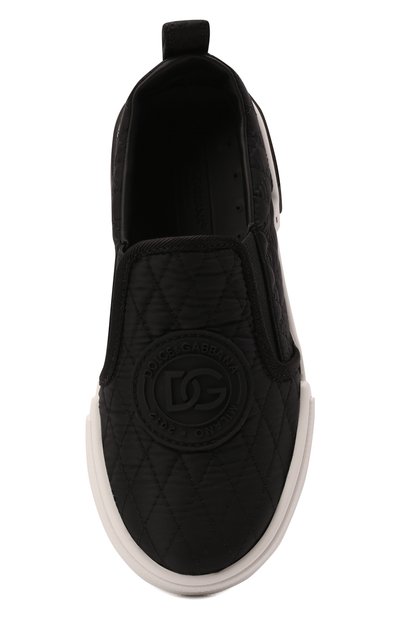 Текстильные слипоны DOLCE & GABBANA, арт. D11041/AQ320/29-36, фот о 4