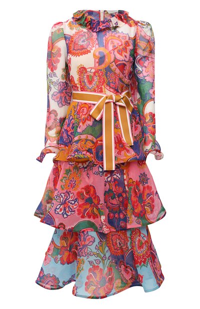 Платье из хлопка и шелка ZIMMERMANN, арт. 9724DAND, фото 1