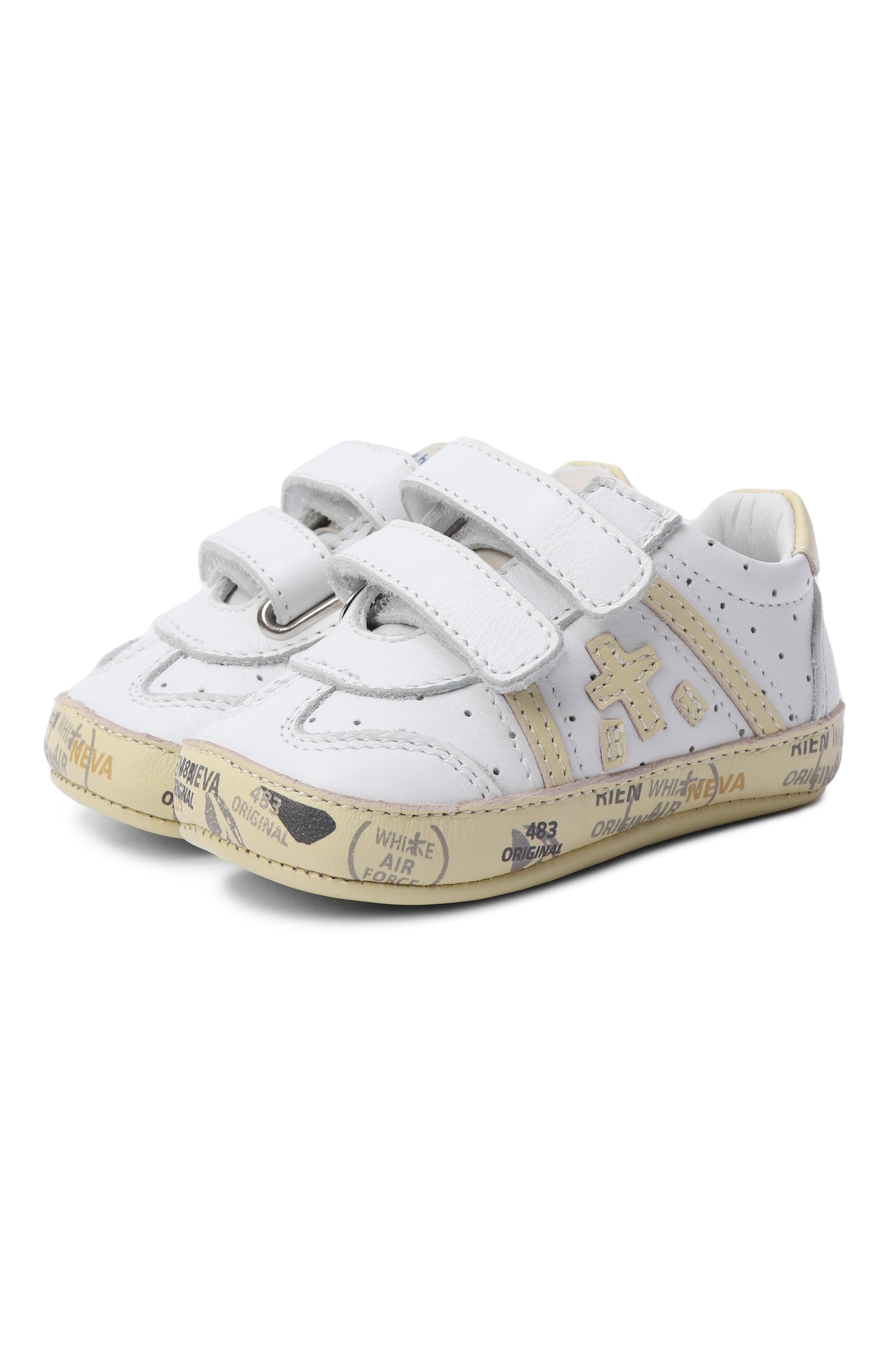 Кожаные пинетки lucy PREMIATA WILL BE, арт. 23CU0032-V/BABY V-LUCY V/16, фото 1