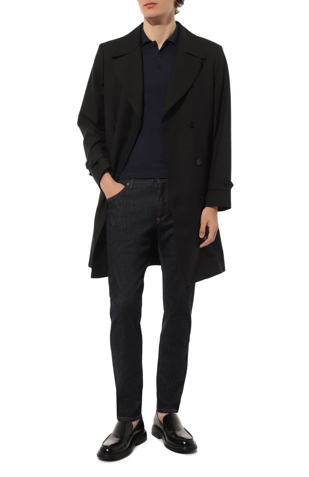 Джинсы DOLCE & GABBANA темно-синего цвета по цене 62350 руб., арт. GYJCCD/G8HA5, фото 2 Джинсы DOLCE & GABBANA, арт. GYJCCD/G8HA5, фото 2