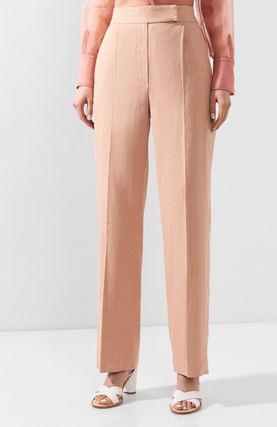 Брюки из льна и хлопка BRUNELLO CUCINELLI, арт. MF591P7249, фото 3