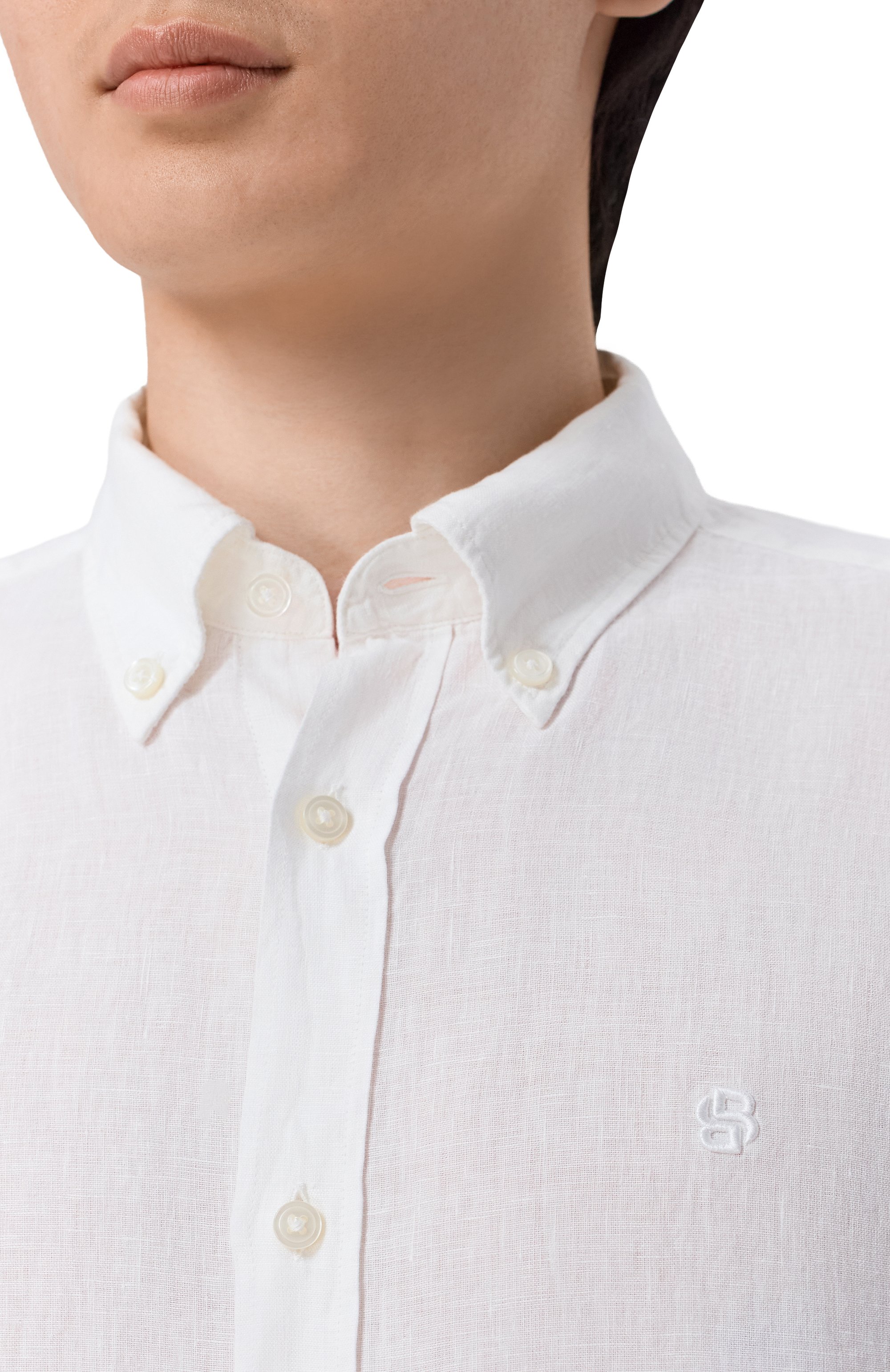 Льняная рубашка BOSS, арт. 50556077, фото 5