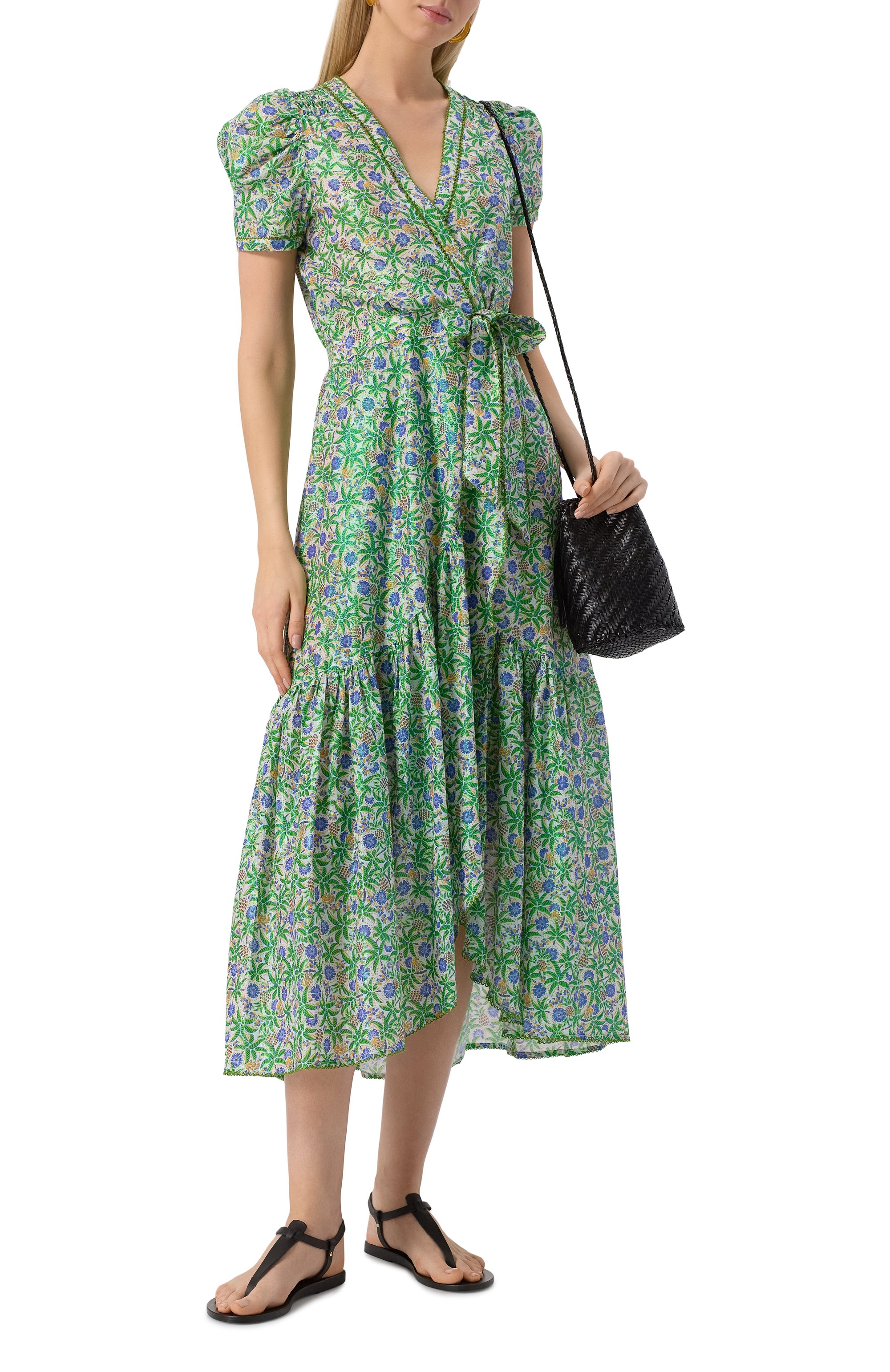 Хлопковое платье POUPETTE ST BARTH, арт. W3AR25LKHNB, фото 2