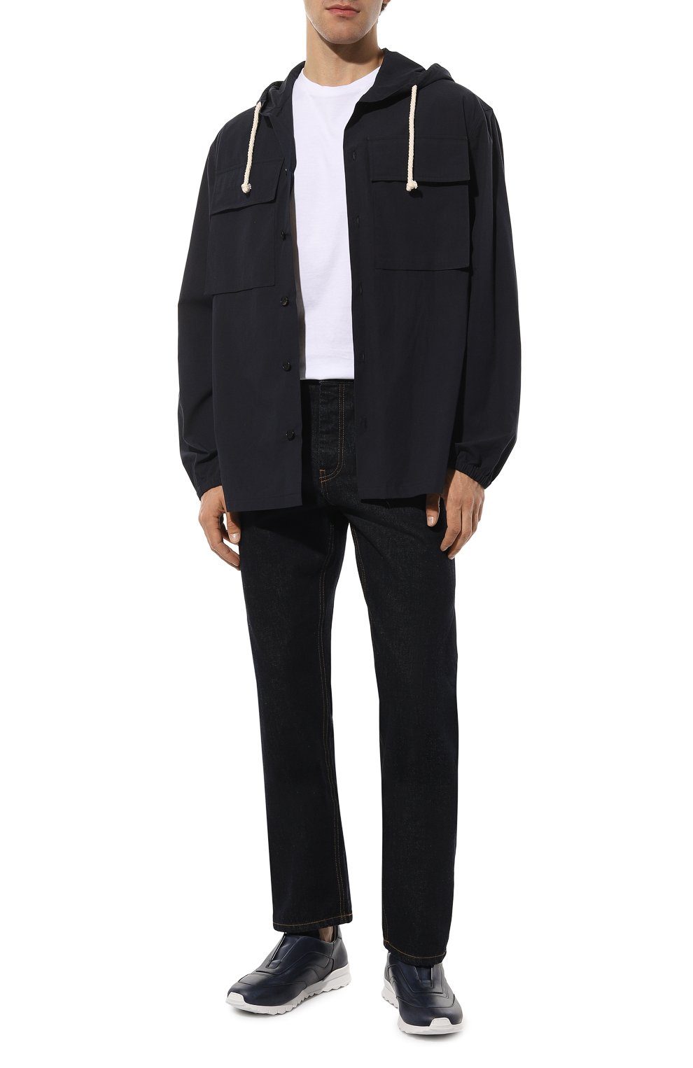 Кожаные кроссовки KITON, арт. USSFREWN00100, фото 2