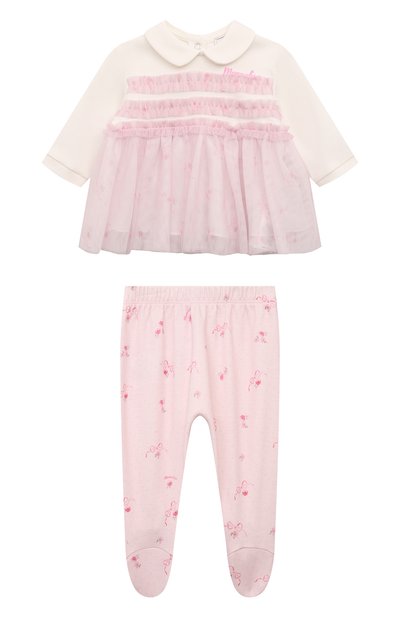 Комплект из туники и ползунков MONNALISA, арт. 35D501, фото 1