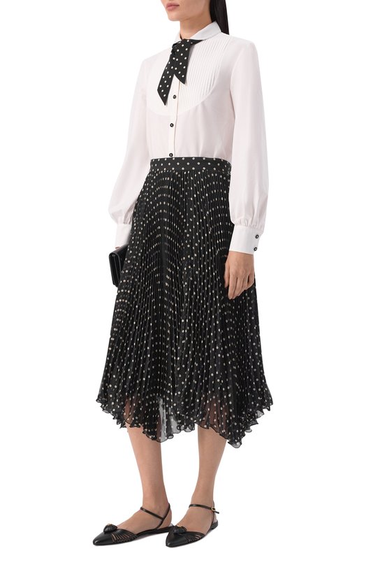 Кожаные балетки Coeur Royal Valentino 8W2S0LX5/DMD Чёрный  8W2S0LX5/DMD Фото 3