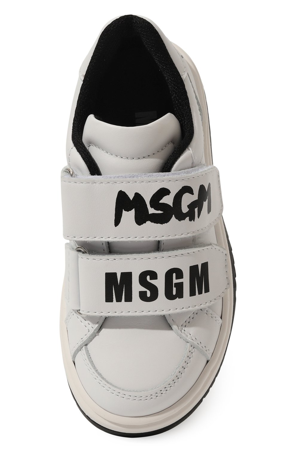 Кожаные кеды MSGM KIDS, арт. 79848/VAR1/28-35, фото 4