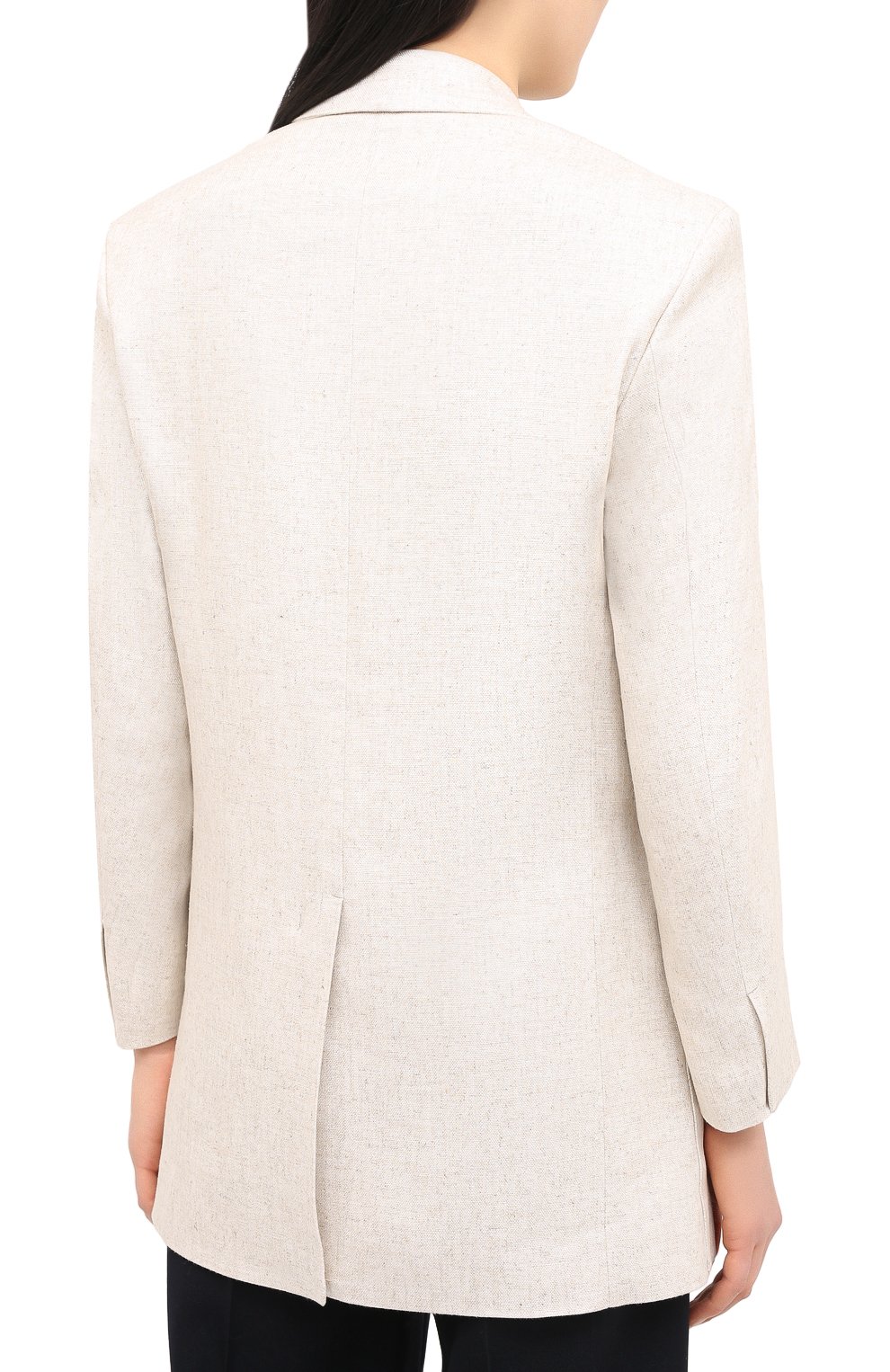 Жакет из льна и вискозы JACQUEMUS, арт. 203JA04/124140, фото 4