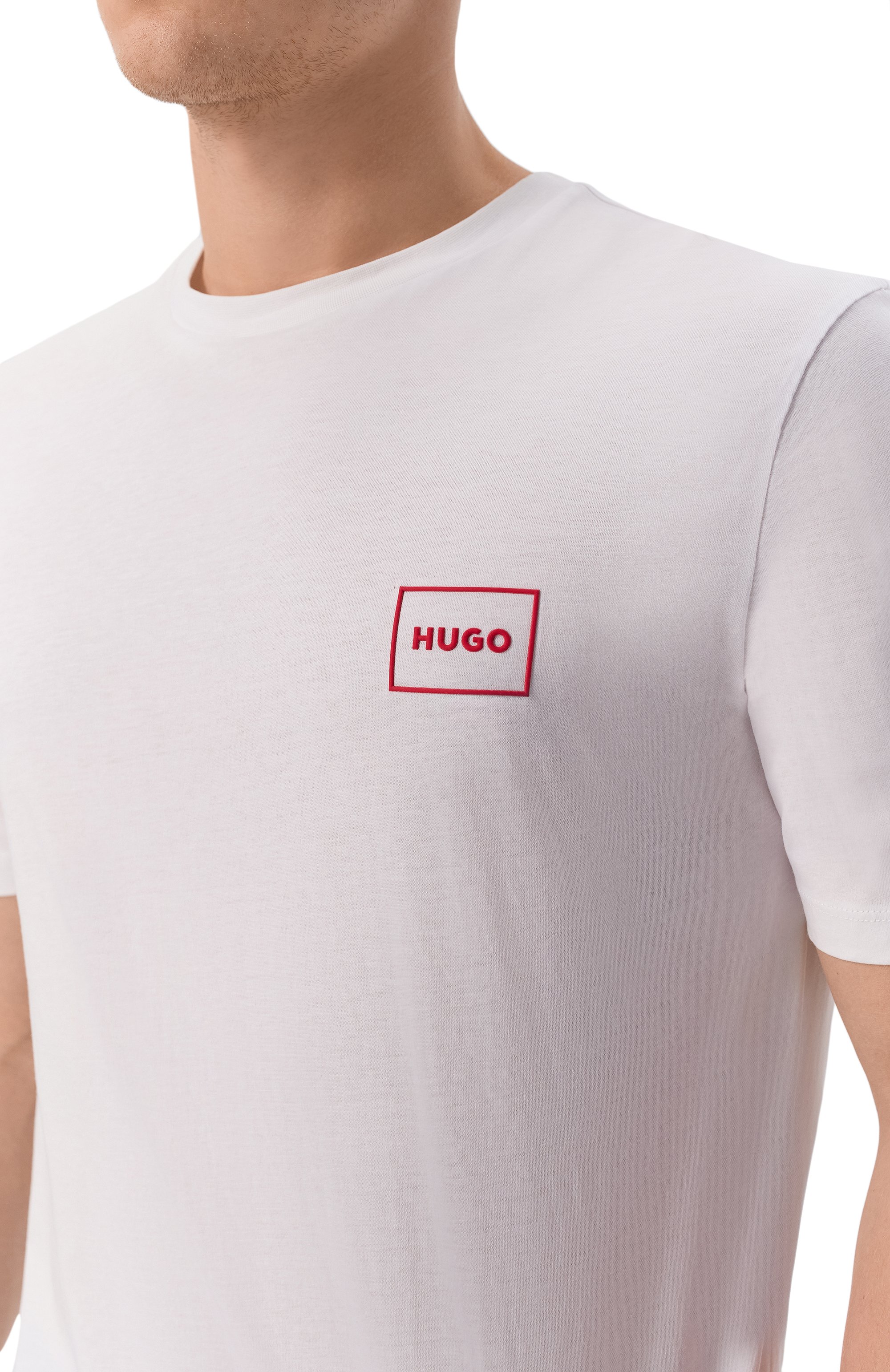 Комплект из двух футболок HUGO белого цвета по цене 10950 руб., арт. 50548566, фото 5 Комплект из двух футболок HUGO, арт. 50548566, фото 5