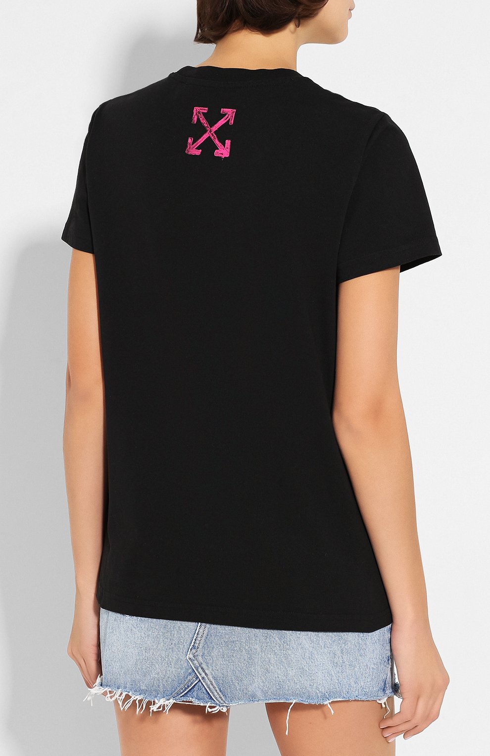Хлопковая футболка OFF-WHITE, арт. 0WAA049R20B071001028, фото 4